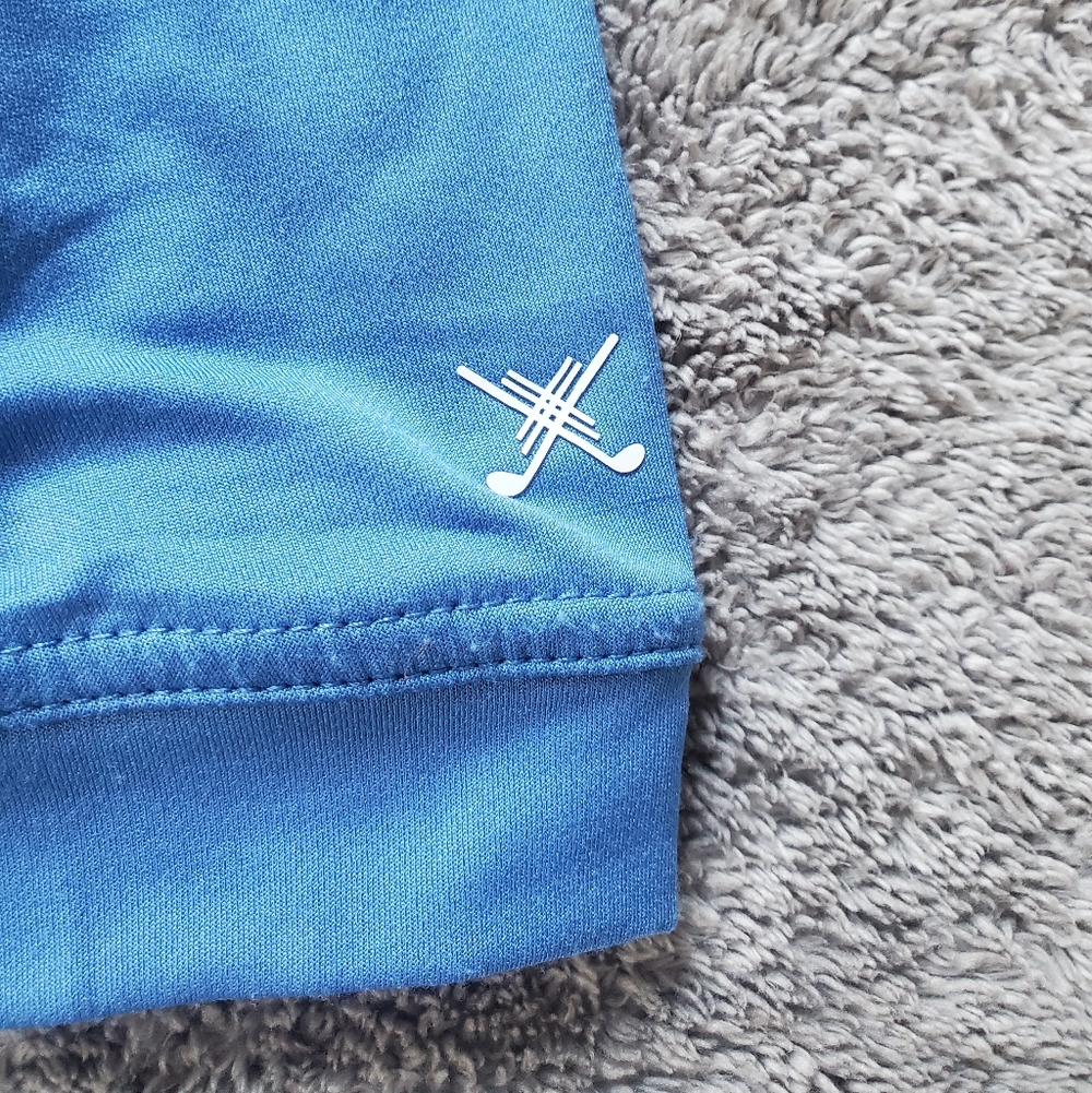 *NWT* Kenneth Cole Men's Golf Hoodie Shape Retention Stretch Light Blue, Small - Picture 5 of 12